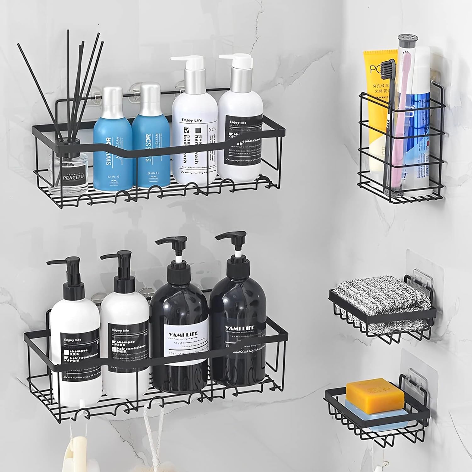 Estantes para baño - 5 pack 🚿