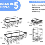 Estantes para baño - 5 pack 🚿