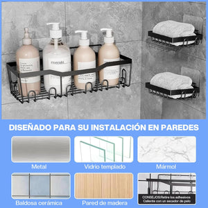Estantes para baño - 5 pack 🚿