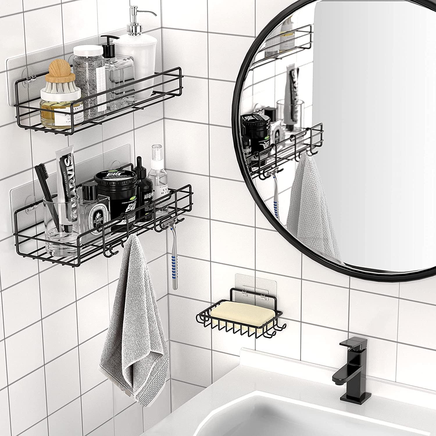 Estantes para baño - 5 pack 🚿